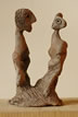 Claire de la Bassetière sculptures - Couples - In love