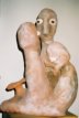 Claire de la Bassetière sculptures - Couples - Linked